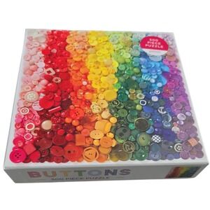 Galison BUTTONS 500 piece puzzle jigsaw COMPLETE